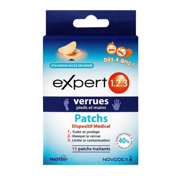 Expert 123 15 foot & hand warts patches