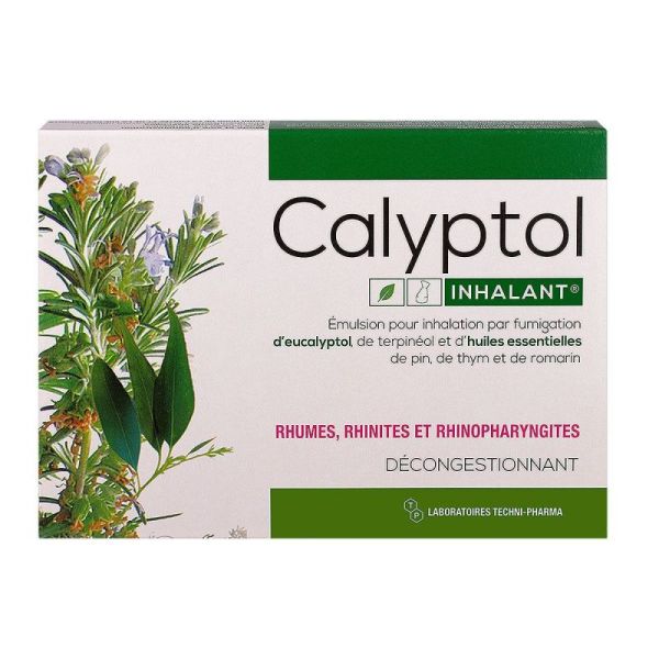 Calyptol fumigation inhalation ampoules