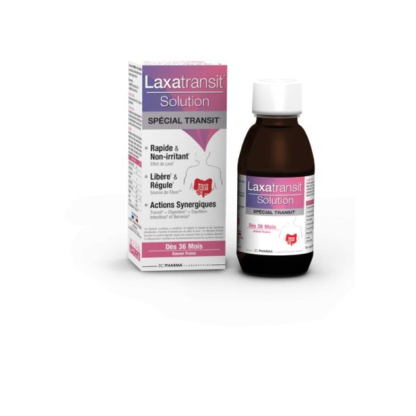 Laxatransit Solution - Releases and regulates transit - 125ml