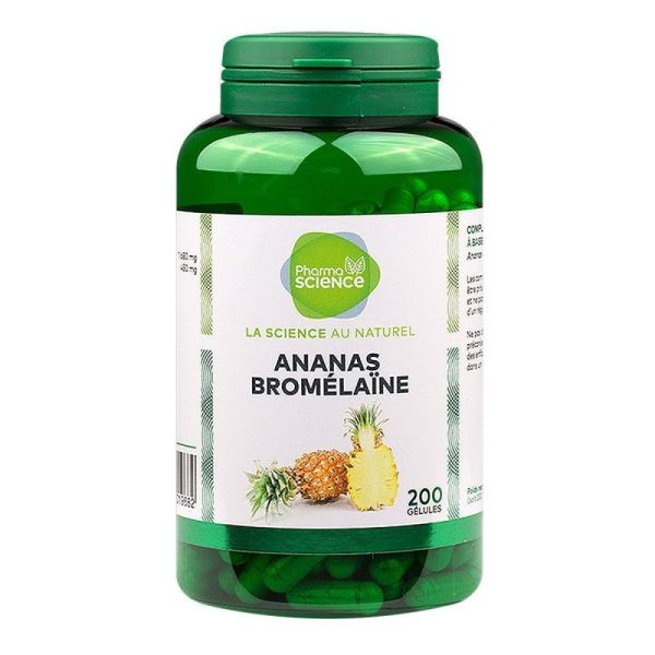 Pineapple & bromelain 200 capsules