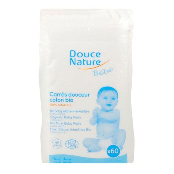 60 Carrés Coton Bio pour Bébé