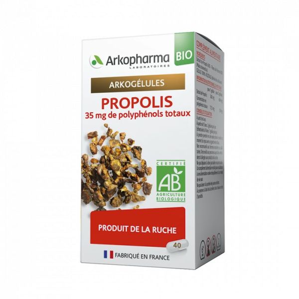 Arkocaps - ORGANIC Propolis - 40 capsules