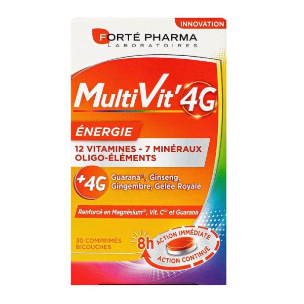 Multivit'4G energy 30 tablets