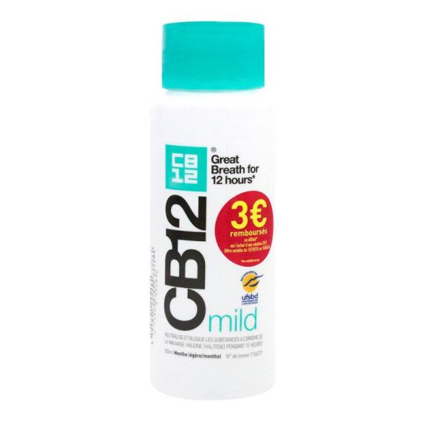 Mouthwash CB12 light mint flavor (Mild) 250ml