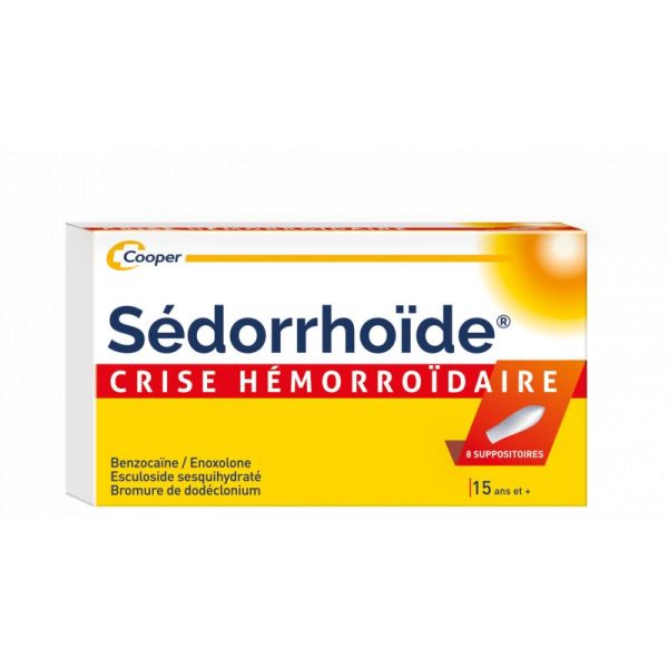 Sedorrhoid - Hemorrhoidal Crisis - 8 Suppositories