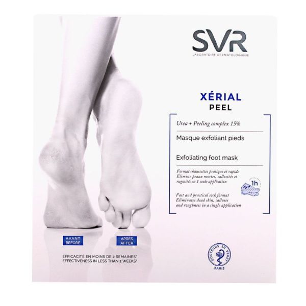 Xérial Peel exfoliating foot mask