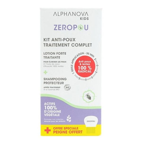 Alphanova Kid Zeropou Kit Anti Poux