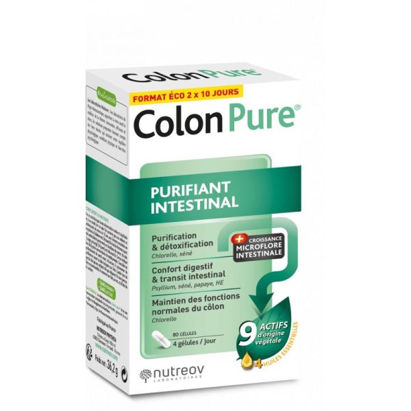 Colonpure cure Detox 80 capsules (20 days)