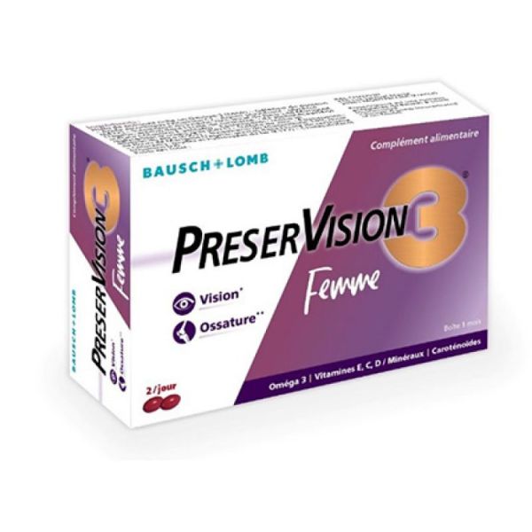 PreserVision 3 - Woman - Vision, Bone - 60 capsules