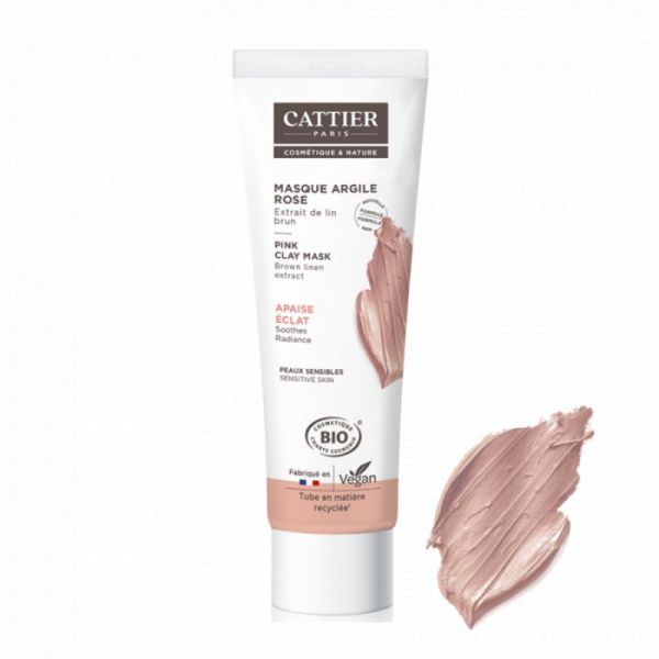 Pink Clay Mask - Soothes, radiance - 100ml