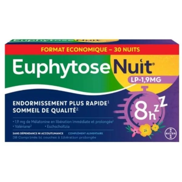 Euphytose Nuit Lp 1,9Mg 30Cp