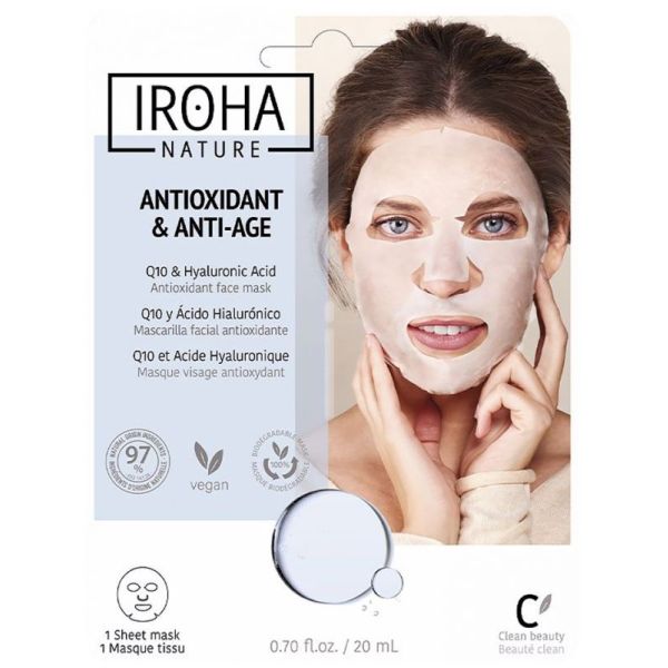 Iroha Masq Visage En Tissu Anti-Rides Q10