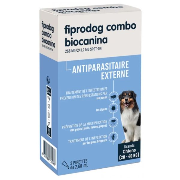 Biocanina Fiprodog Combo Grand Chien 3Pip