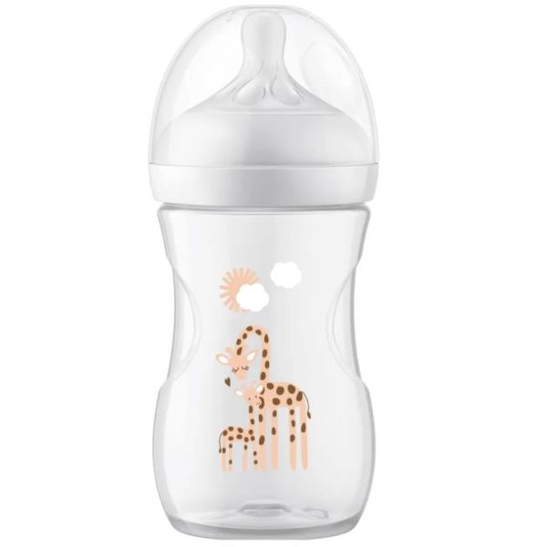 Avent Bib Nat Response 260Ml Girafe