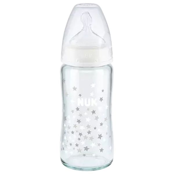 Nuk Bib Fc Tc 240ml Sili 0-6m M Verre