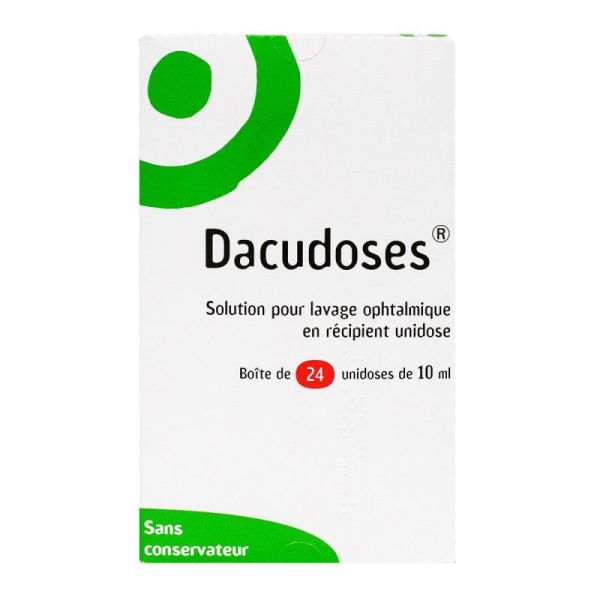 Dacudoses ophthalmic solution 24 single doses