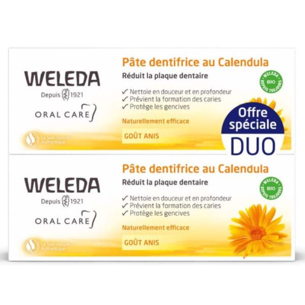 Calendula toothpaste 2x75ml