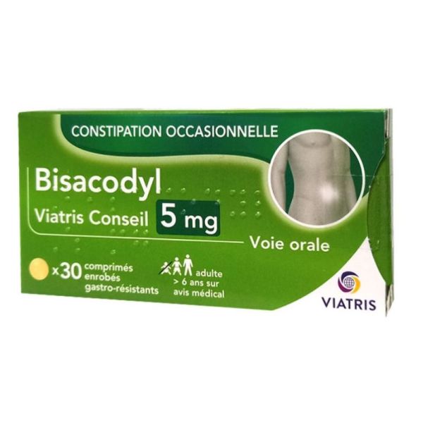 Bisacodyl Mylan Conseil 5mg Tablets x30