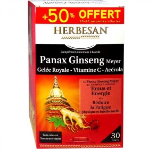 Panax Ginseng - 30 vials