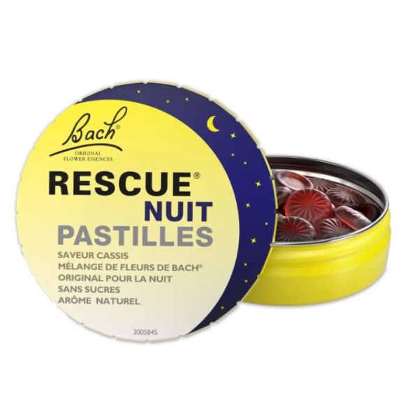 Rescue Pastilles Nuit Cassis