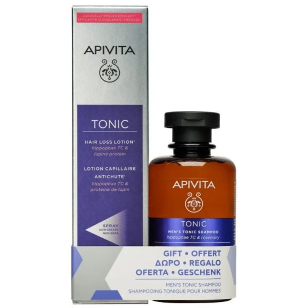 Tonic Anti-Hair Loss Hair Lotion 150ml + Tonic Shampoo For Men 250ml FREE