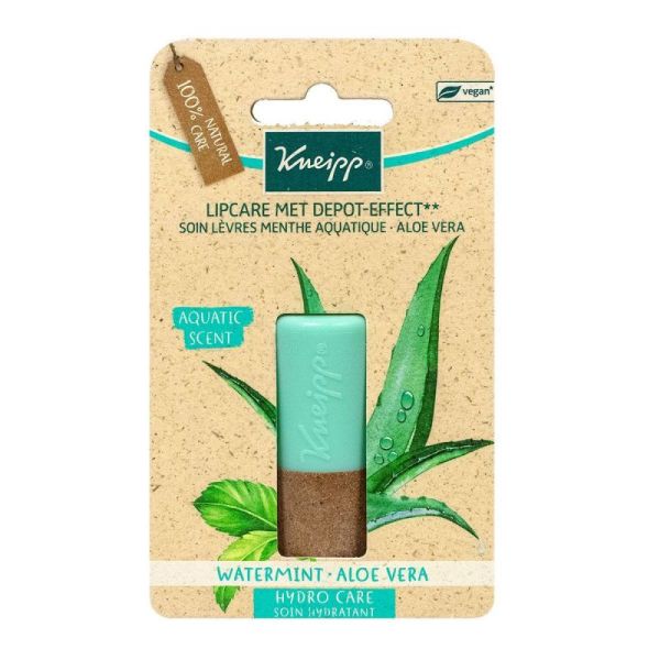 Lipcare soin lèvres aloé vera-menthe aquatique 4,7g