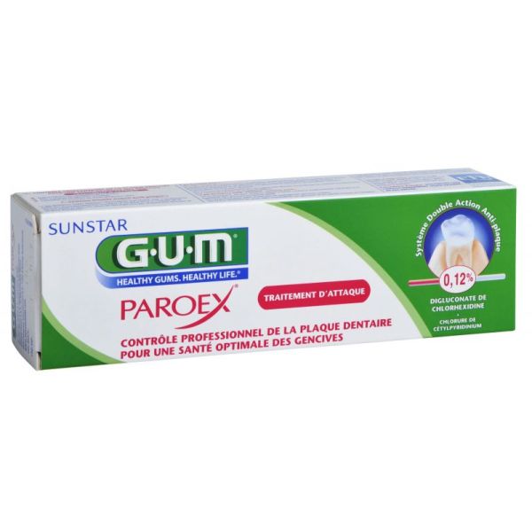 GUM Paroex toothpaste gel 75ml