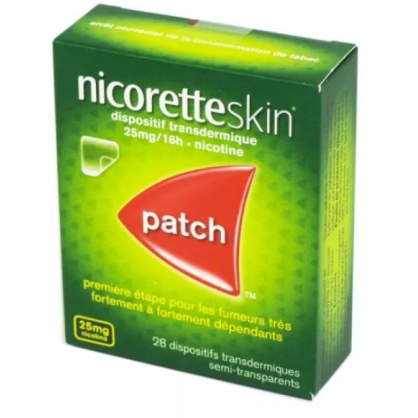 NicoretteSkin Stage 1 25mg/16 hours - 28 patches