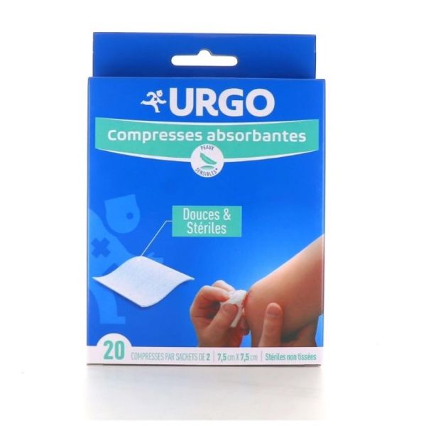 Urgo Compresses 7,5 X 7,5 Bt 10