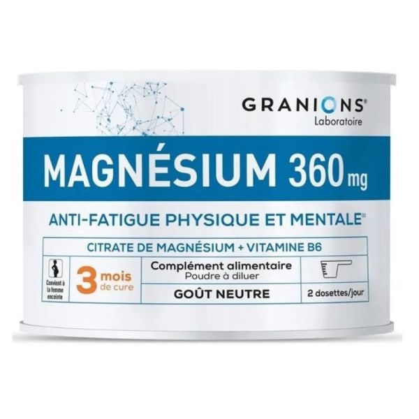 Granions Citrate De Mg 360Mg Poudre