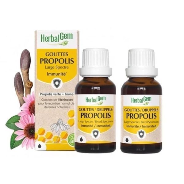 Herbalgem Propolis Lar Spect Lot 2Em -50