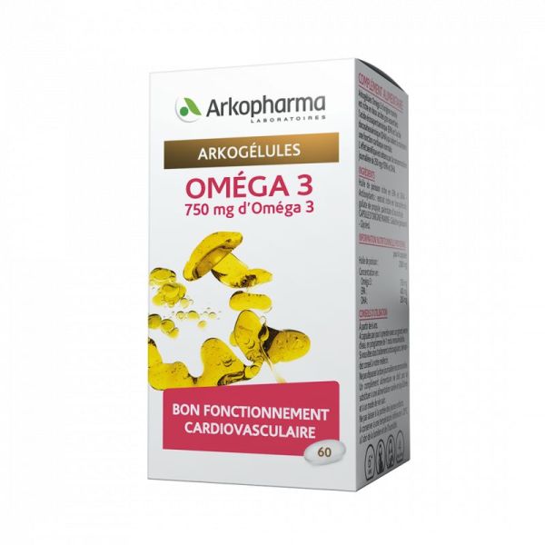 Arkocaps - Omega 3 Marine origin - 60 capsules