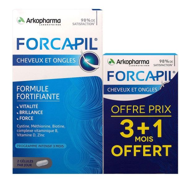 Forcapil - Hair And Nails Zinc, Vitamin B - 180 + 60 capsules