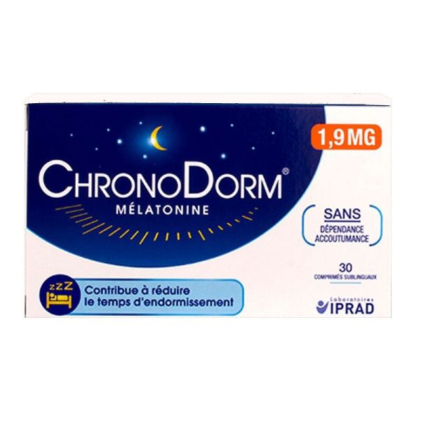 ChronoDorm melatonin 30 sublingual tablets