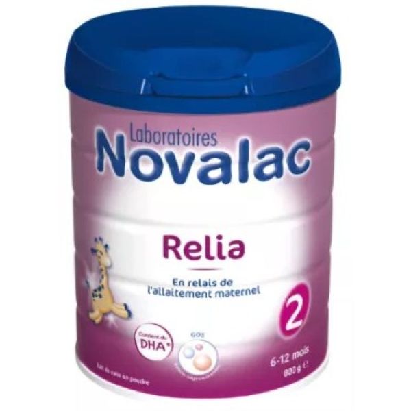 2nd age milk - Relia - In relay of breastfeeding - 800g