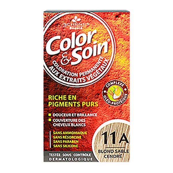 Color & Soin permanent color - 11A ash sand blonde