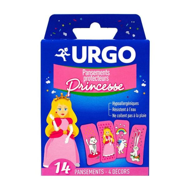 Princess protective dressings 4 decorations - 14 units