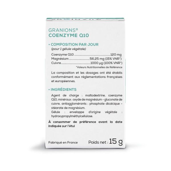 Coenzyme Q10 120mg c30 capsules