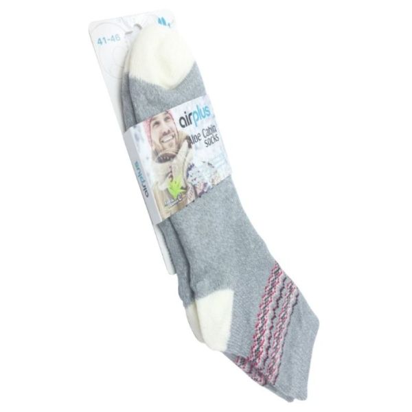 Airplus Cabin Socks Men Grey Pearl Moose