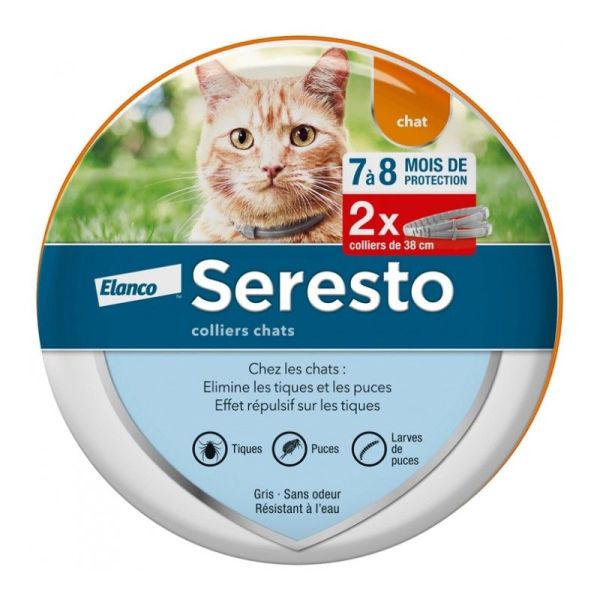 Seresto cat collar x2